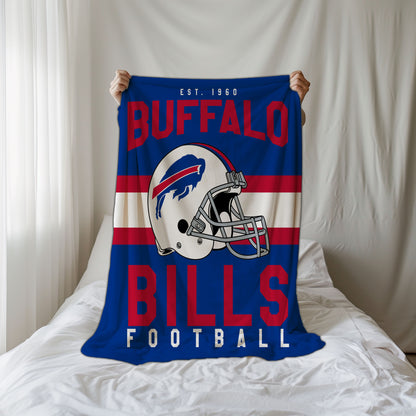 Buffalo Bills Fleece Throw Blanket & Quilt