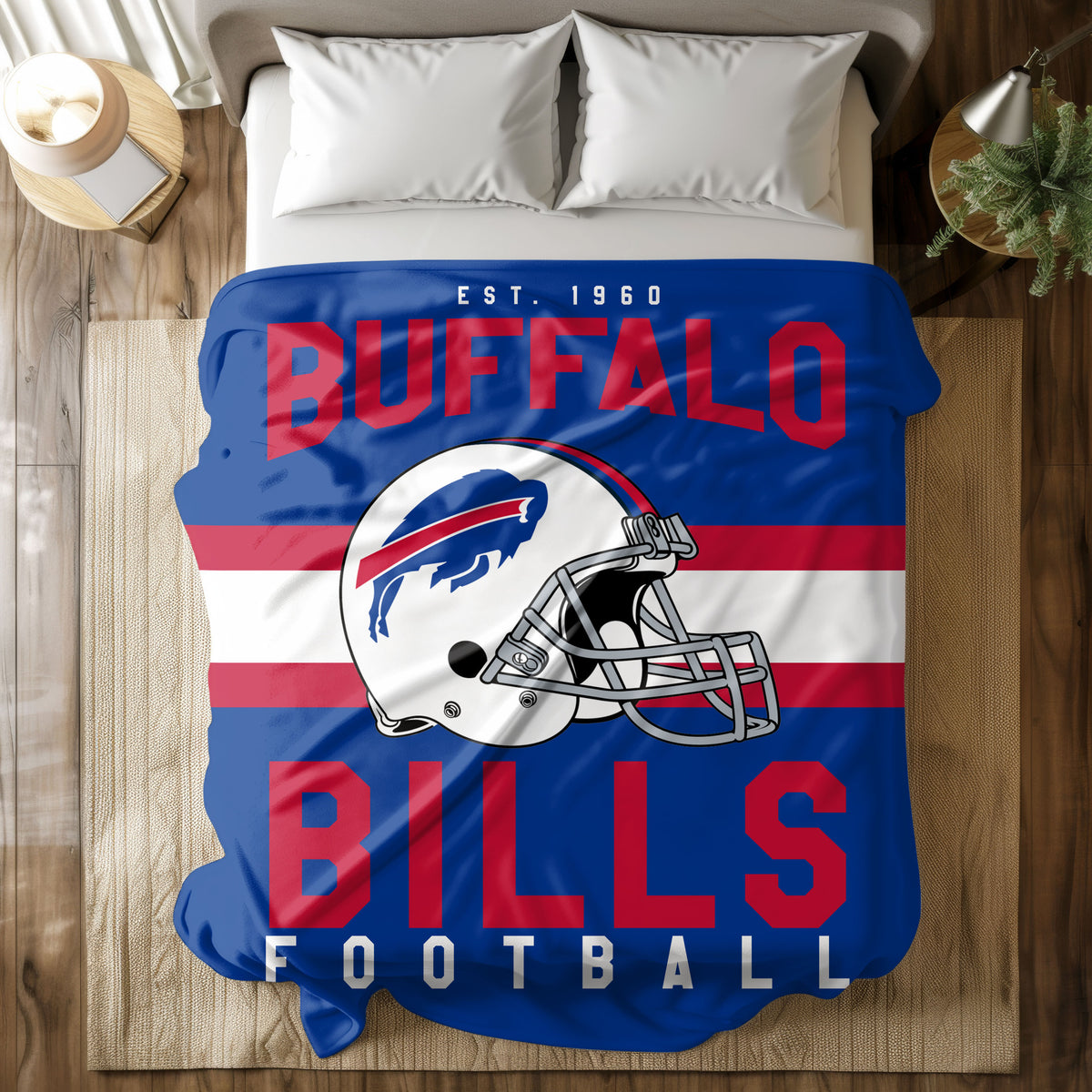 Buffalo Bills Fleece Throw Blanket & Quilt