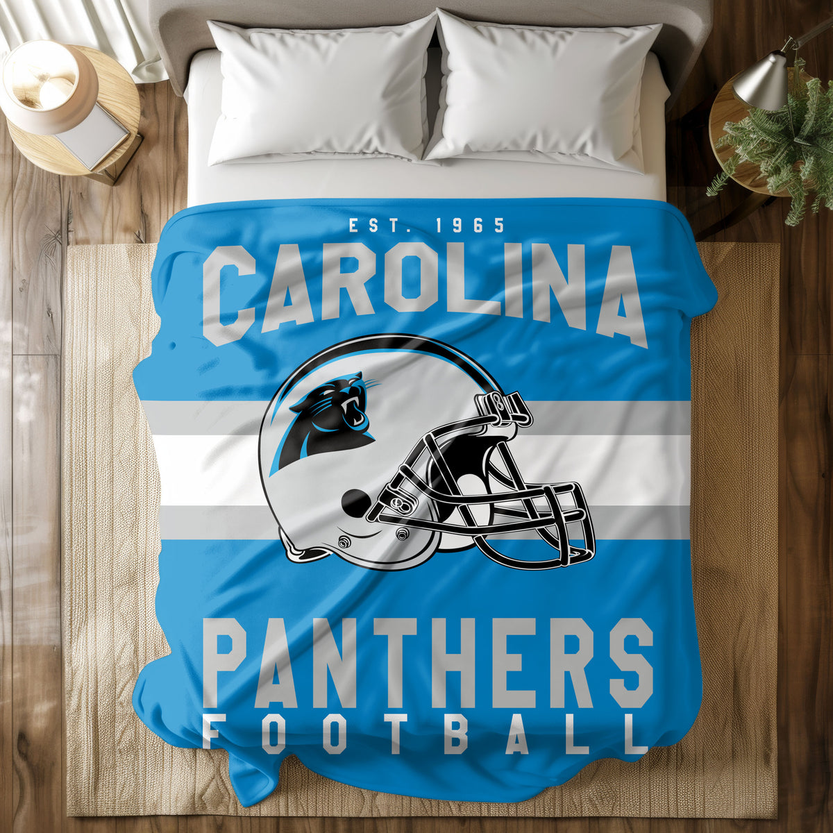 Carolina Panthers Fleece Throw Blanket & Quilt