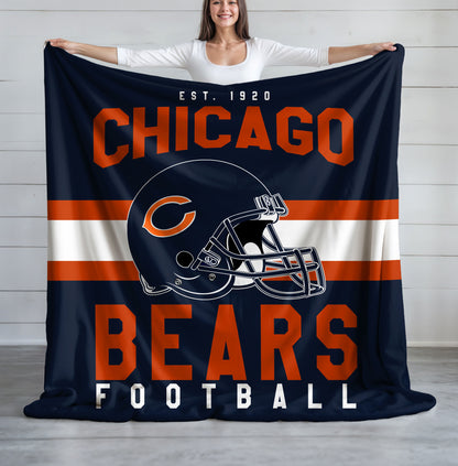 Chicago Bears Fleece Throw Blanket & Quilt