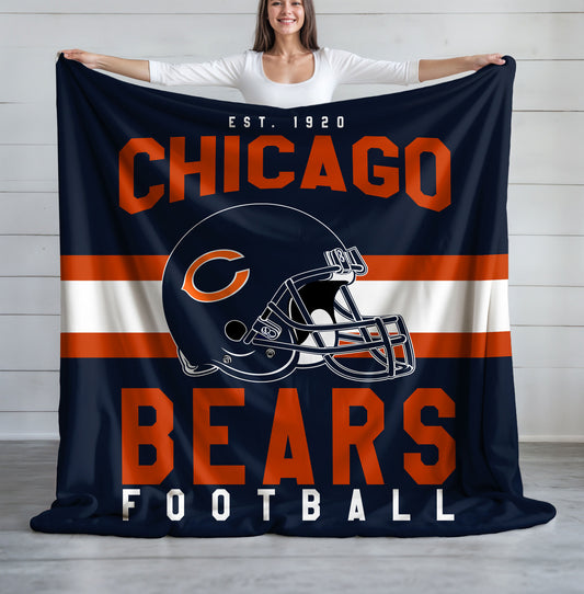 Chicago Bears Fleece Throw Blanket & Quilt