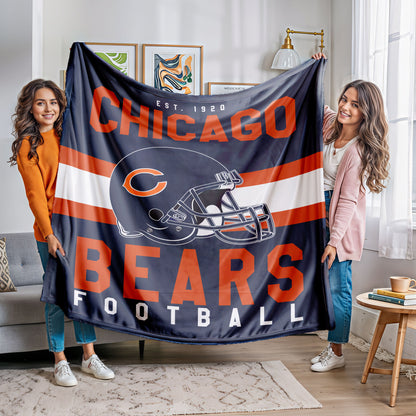Chicago Bears Fleece Throw Blanket & Quilt