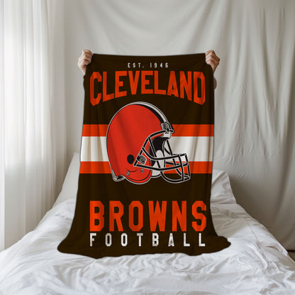 Cleveland Browns Fleece Throw Blanket & Quilt