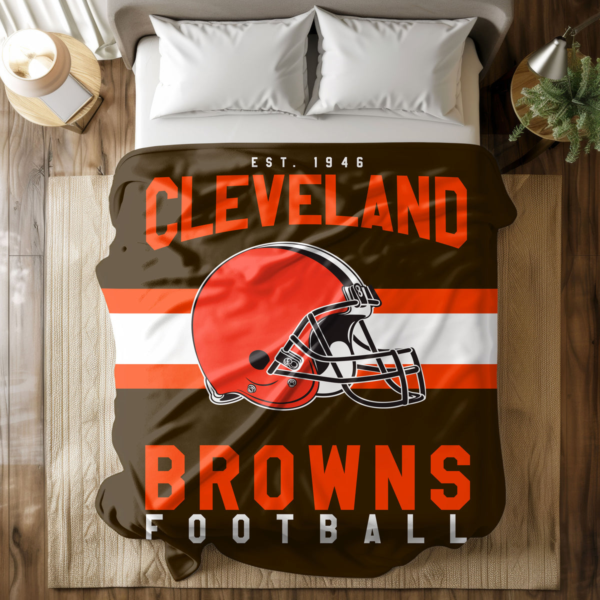 Cleveland Browns Fleece Throw Blanket & Quilt