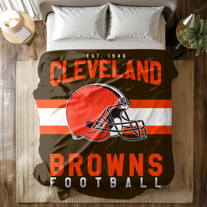 Cleveland Browns Fleece Throw Blanket & Quilt