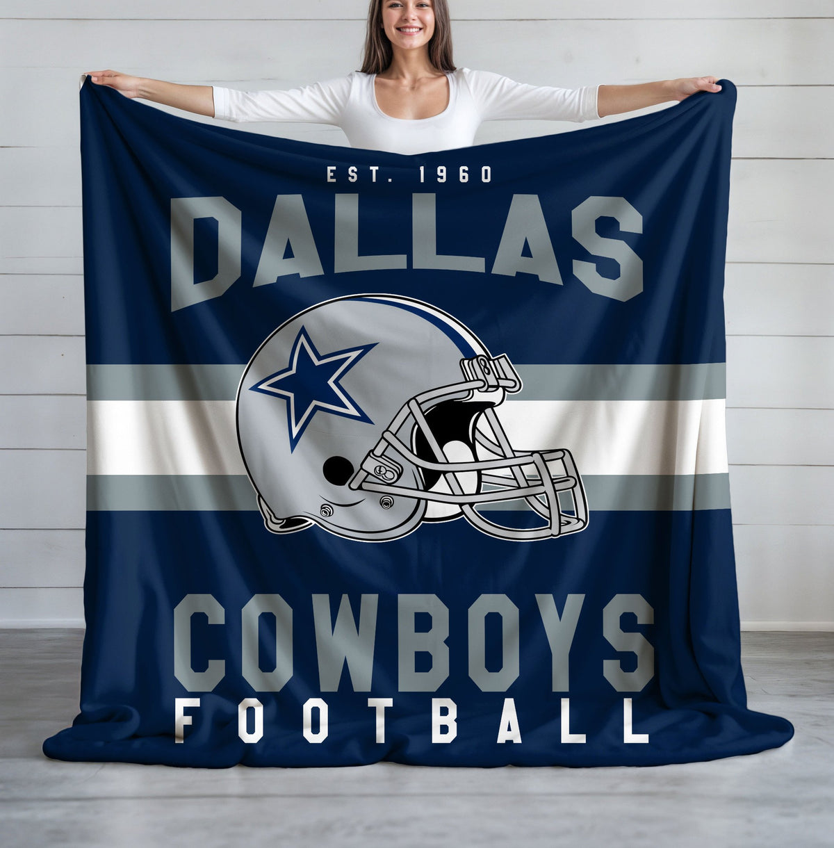 Dallas Cowboys Fleece Throw Blanket & Quilt