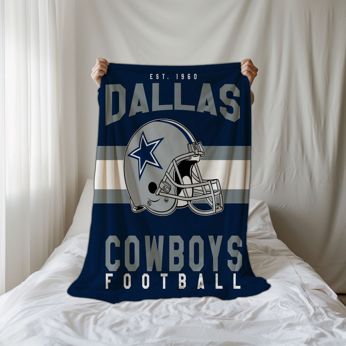 Dallas Cowboys Fleece Throw Blanket & Quilt
