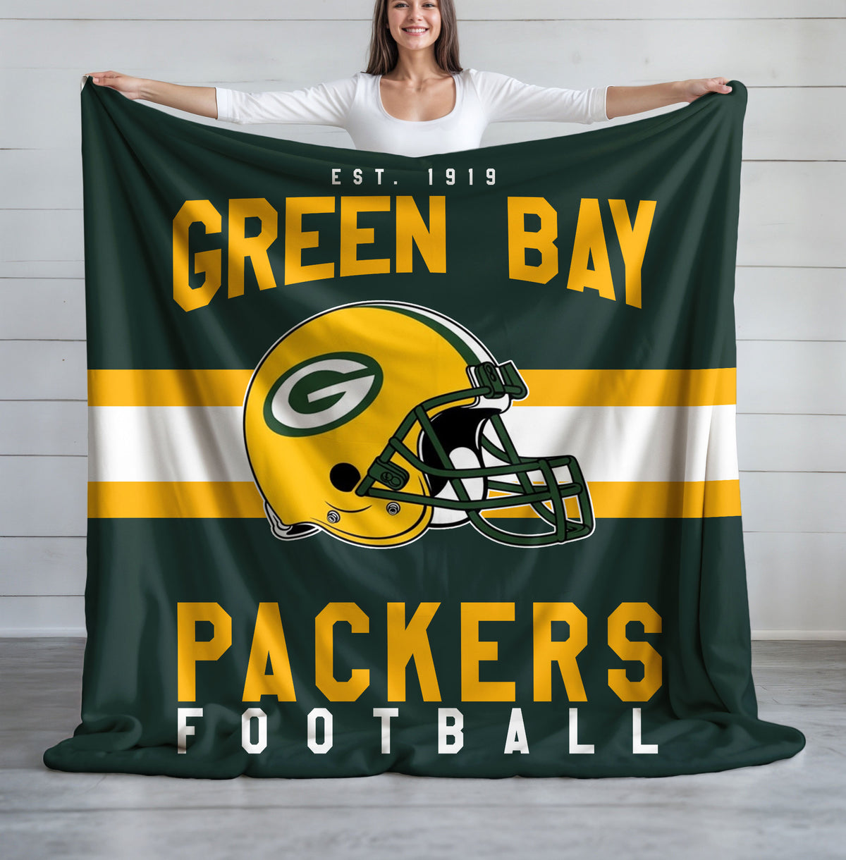 Green Bay Packers Fleece Throw Blanket & Quilt