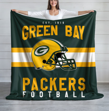 Green Bay Packers Fleece Throw Blanket & Quilt
