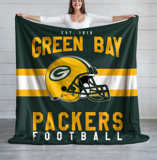 Green Bay Packers Fleece Throw Blanket & Quilt