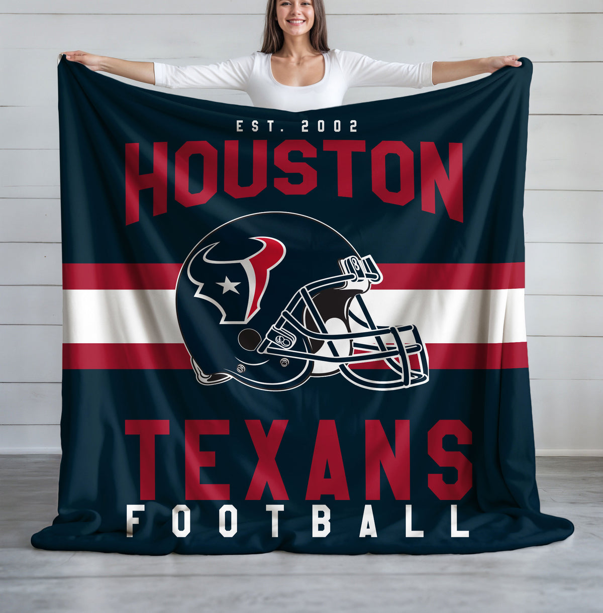 Houston Texans Fleece Throw Blanket & Quilt