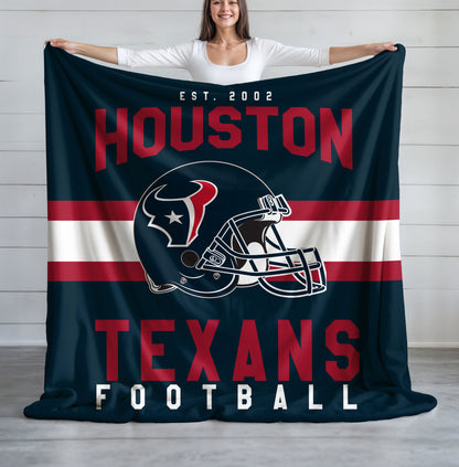 Houston Texans Fleece Throw Blanket & Quilt
