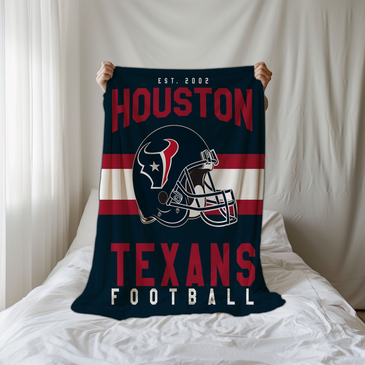 Houston Texans Fleece Throw Blanket & Quilt