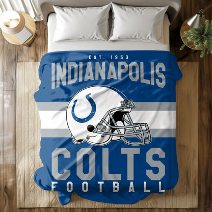 Indianapolis Colts Fleece Throw Blanket & Quilt