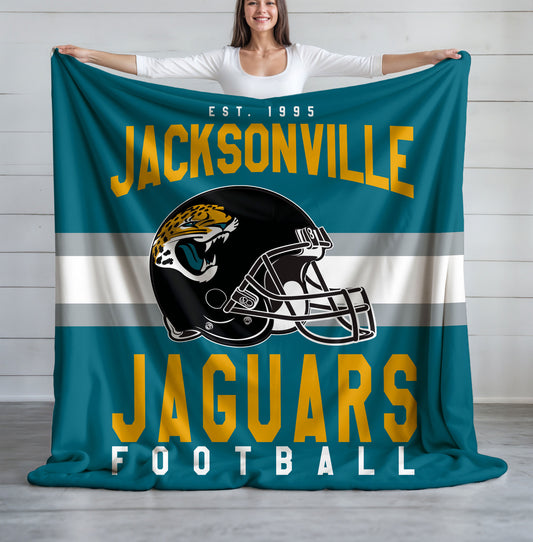 Jacksonville Jaguars Fleece Throw Blanket & Quilt