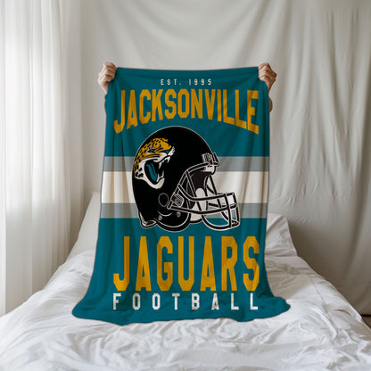 Jacksonville Jaguars Fleece Throw Blanket & Quilt
