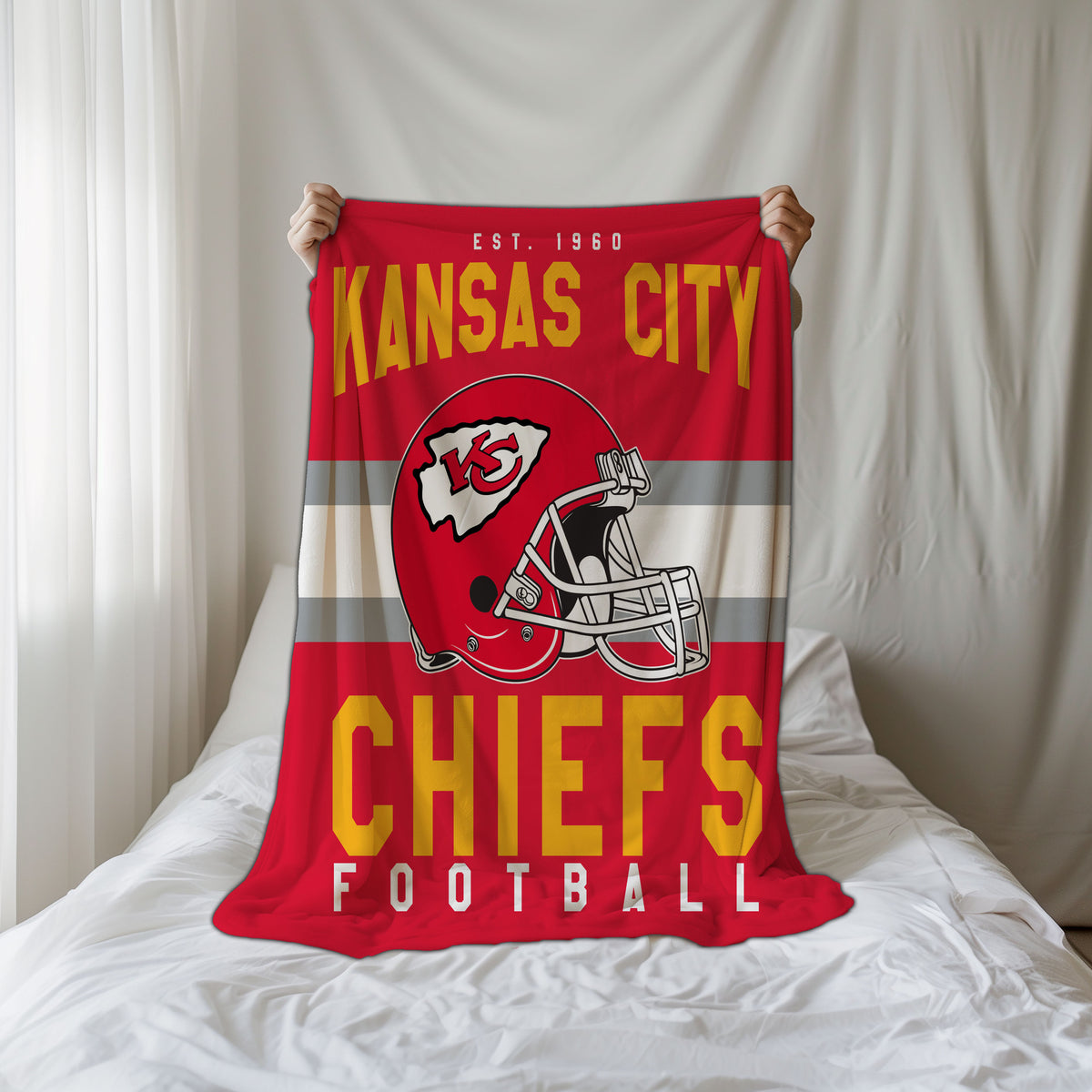 Kansas City Chiefs Fleece Throw Blanket & Quilt