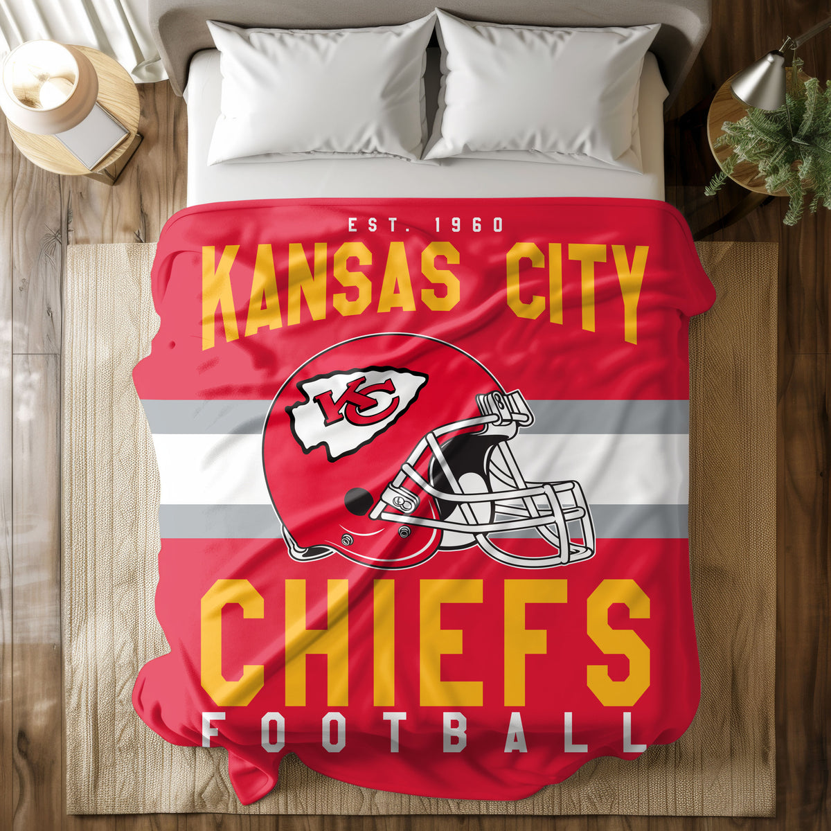 Kansas City Chiefs Fleece Throw Blanket & Quilt