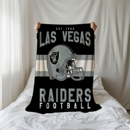 Las Vegas Raiders Fleece Throw Blanket & Quilt