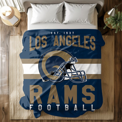 Los Angeles Rams Fleece Throw Blanket & Quilt