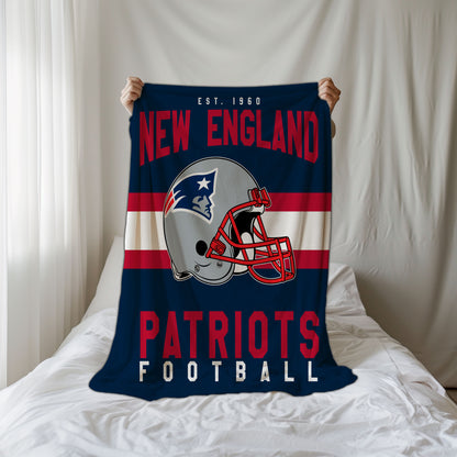 New England Patriots Fleece Throw Blanket & Quilt