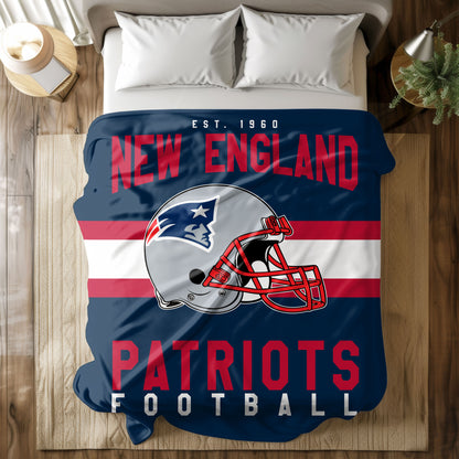 New England Patriots Fleece Throw Blanket & Quilt