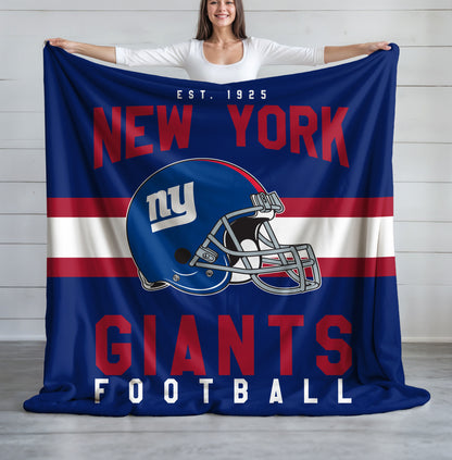 New York Giants Fleece Throw Blanket & Quilt