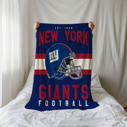 New York Giants Fleece Throw Blanket & Quilt