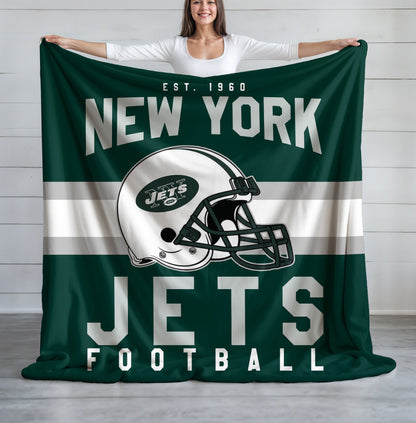 New York Jets Fleece Throw Blanket & Quilt