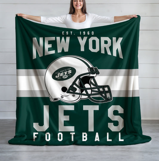 New York Jets Fleece Throw Blanket & Quilt
