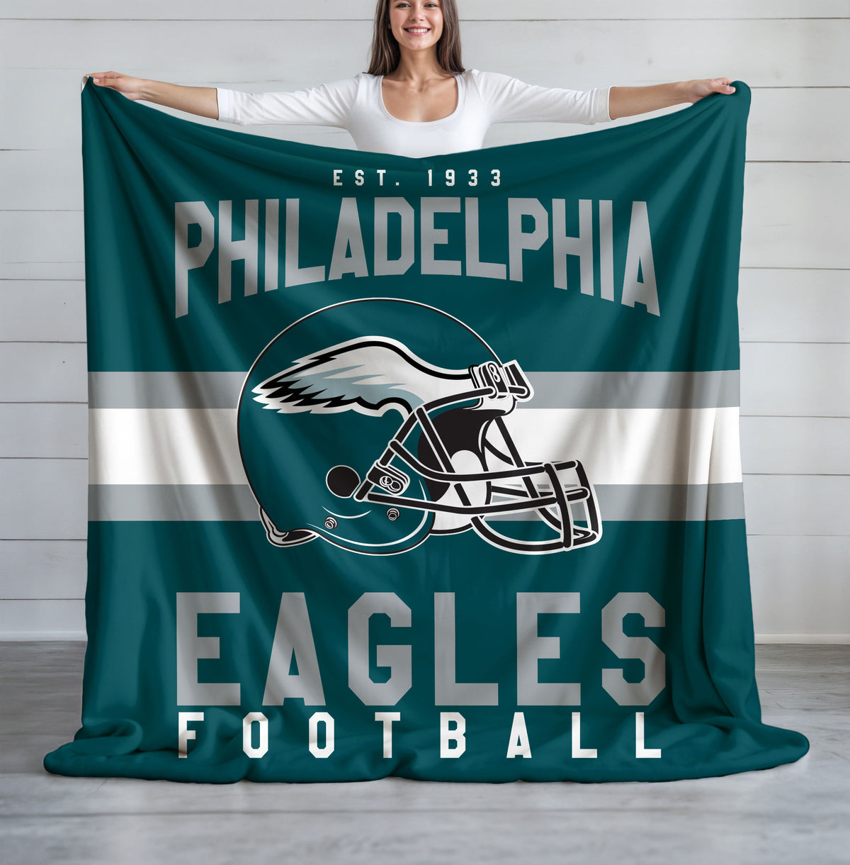 Philadelphia Eagles Fleece Throw Blanket & Quilt