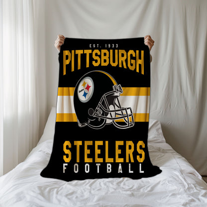 Pittsburgh Steelers Fleece Throw Blanket & Quilt