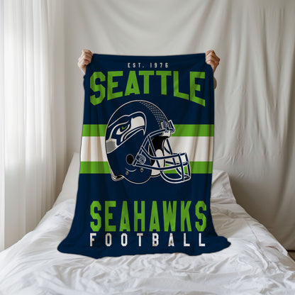 Seattle Seahawks Fleece Throw Blanket & Quilt