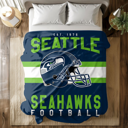 Seattle Seahawks Fleece Throw Blanket & Quilt