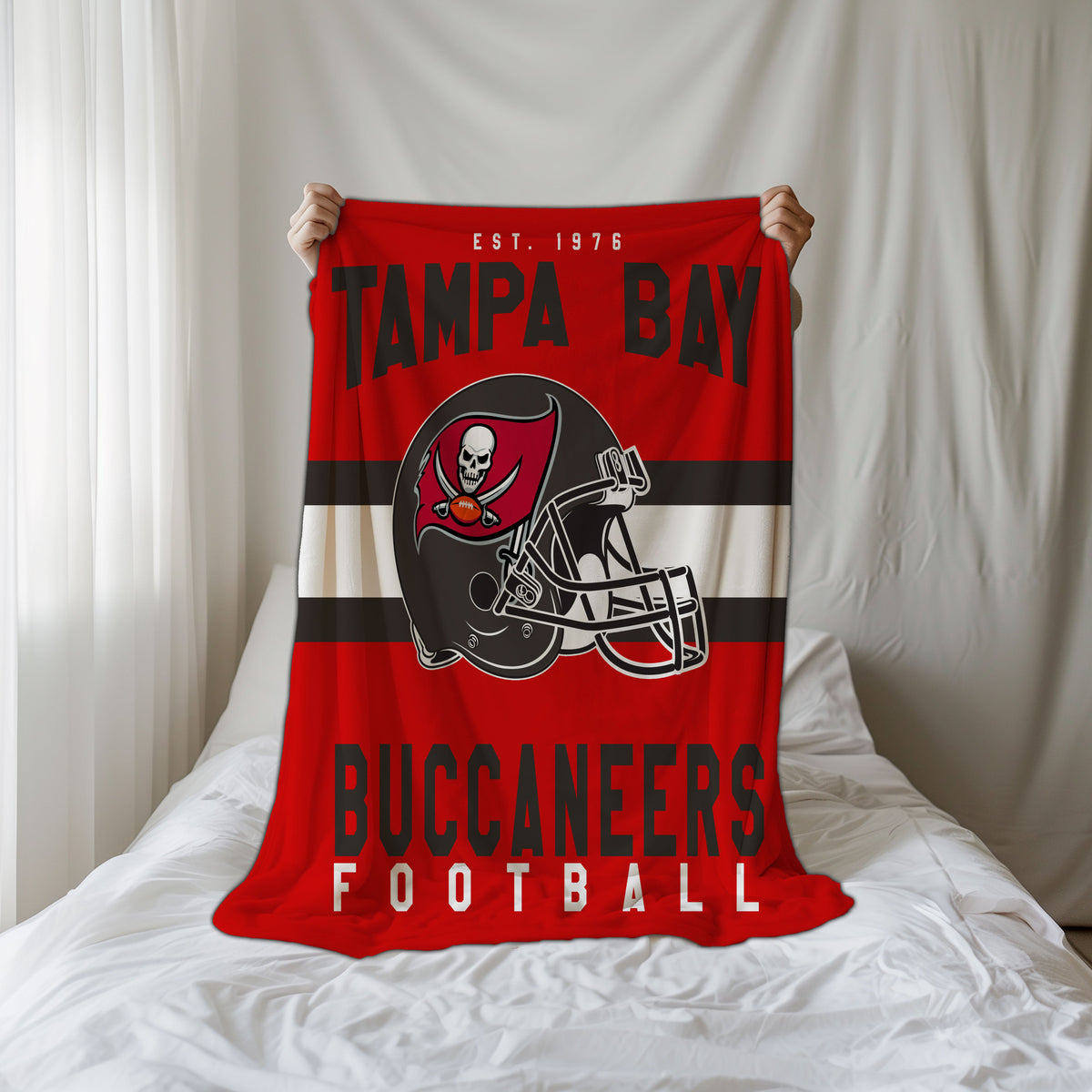 Tampa Bay Buccaneers Fleece Throw Blanket & Quilt