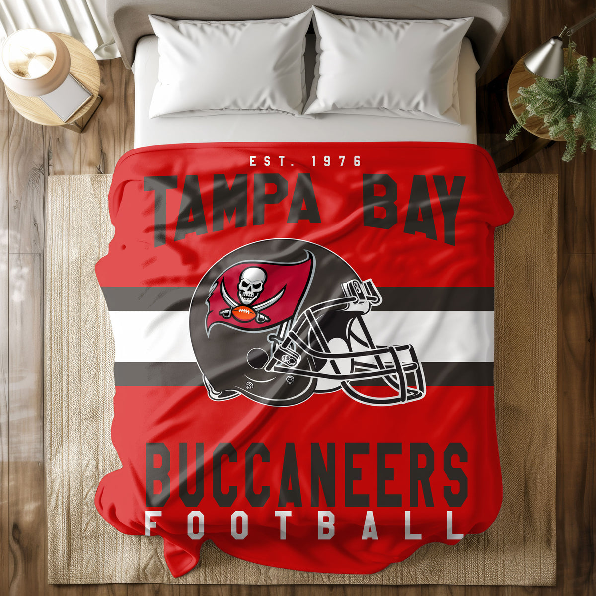 Tampa Bay Buccaneers Fleece Throw Blanket & Quilt