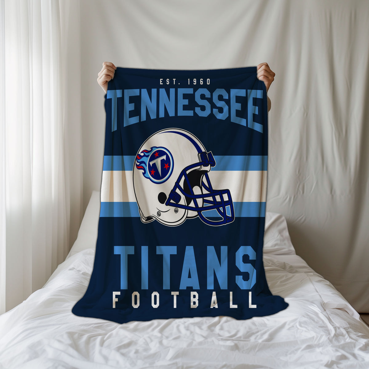 Tennessee Titans Fleece Throw Blanket & Quilt