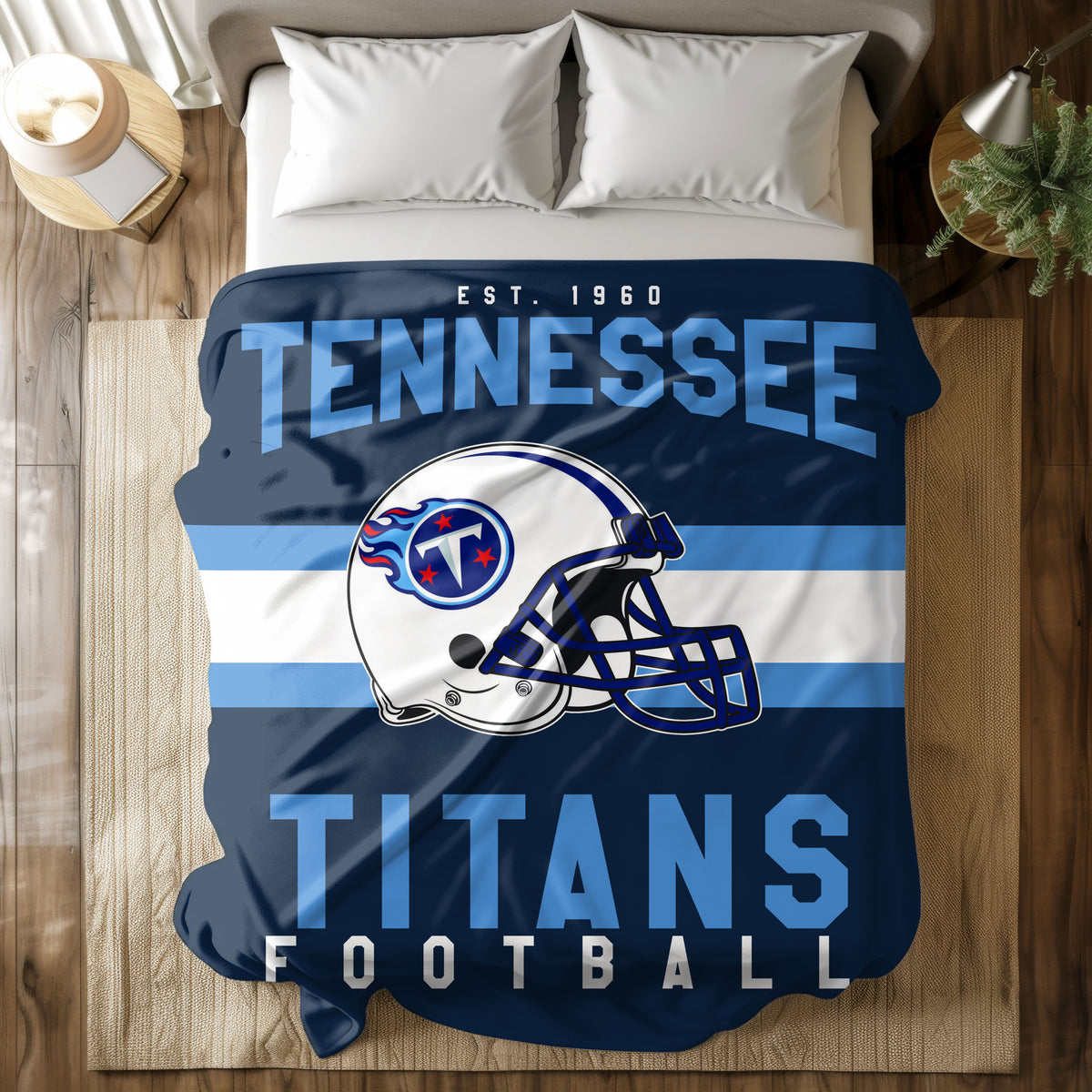Tennessee Titans Fleece Throw Blanket & Quilt
