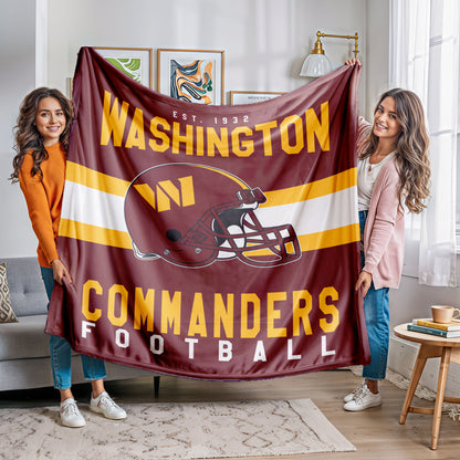 Washington Commanders Fleece Throw Blanket & Quilt
