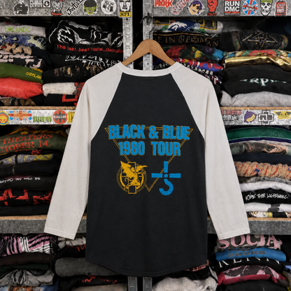Rare Hard To Find Vintage Black Sabbath Raglan Shirt, Nearly Sold Out Collectors Piece
