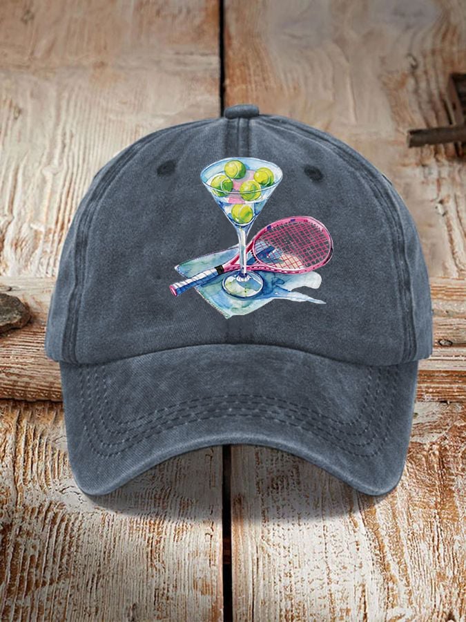 Unisex Funny Tennis Tennis Lover Print Hat