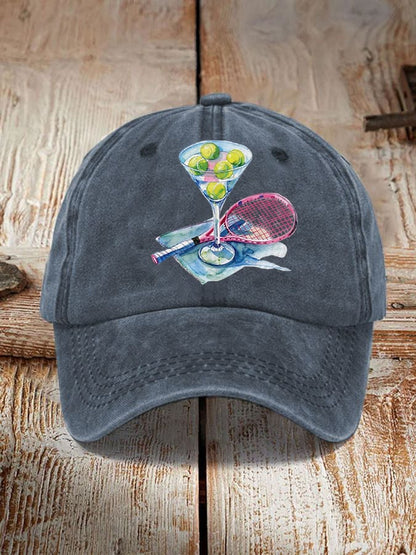 Unisex Funny Tennis Tennis Lover Print Hat