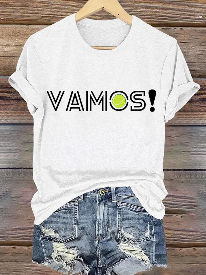 Women's Tennis Print T-shirt