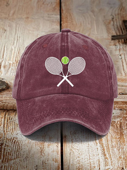 Tennis Lover Printed Unisex Hat
