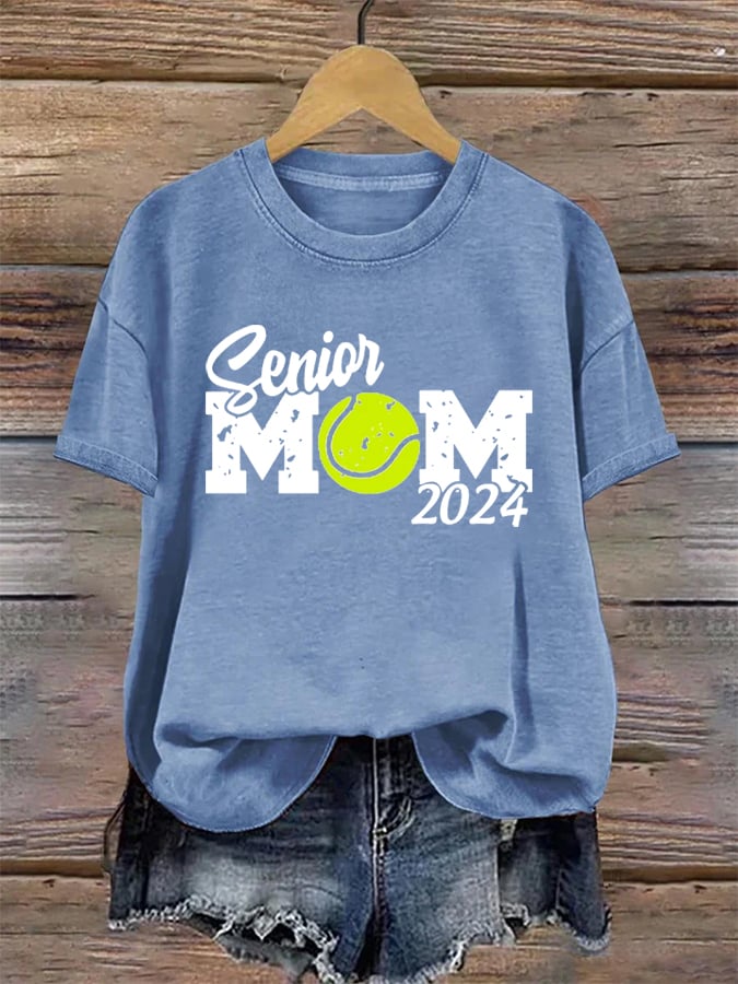 Women's Apres Tennis MOM Print T-shirt