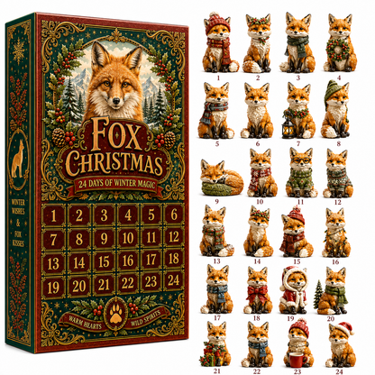 ✨24-Day Christmas Countdown Advent Calendar –Fox decoration