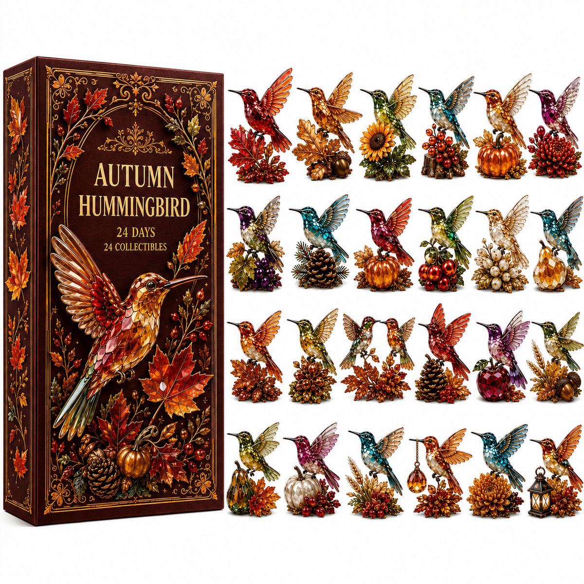 24-Day Advent Calendar Hummingbird Blind Box | Countdown Christmas Gift