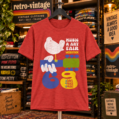 Retro Woodstock Festival Hippie T-Shirt