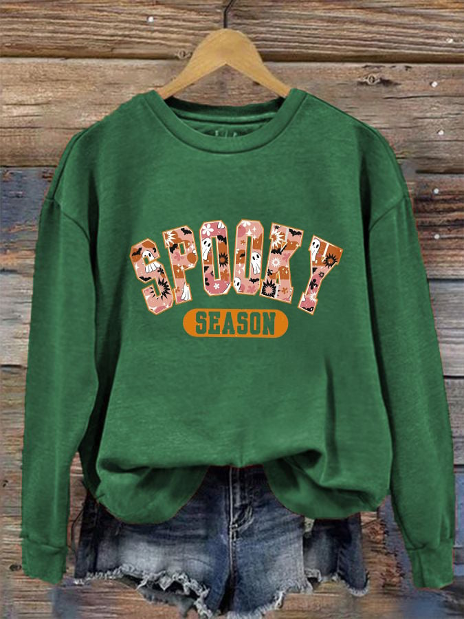 Women's Spooky Season Casual Sweatshirt