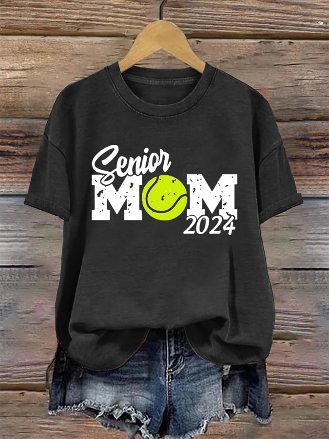 Women's Apres Tennis MOM Print T-shirt
